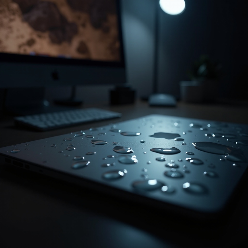 derramé agua en mi MacBook Pro
