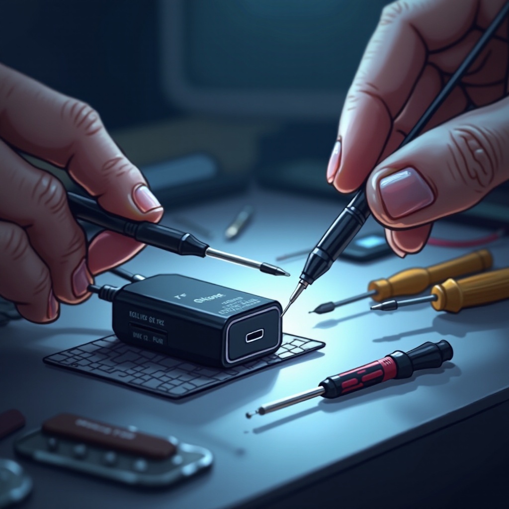 cómo arreglar un cargador de iPhone