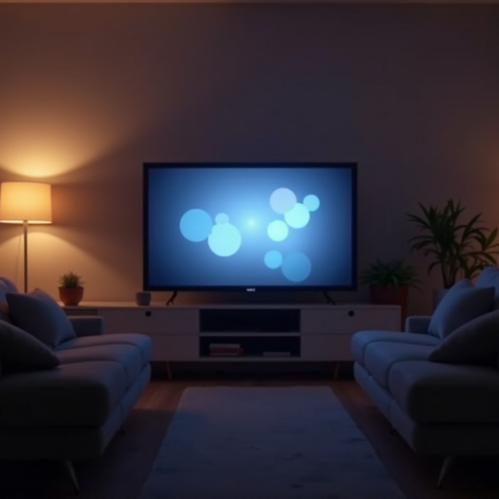 tcl roku tv kumikislap na puting ilaw