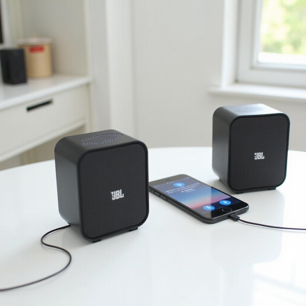 jak připojit 2 reproduktory JBL k jednomu telefonu