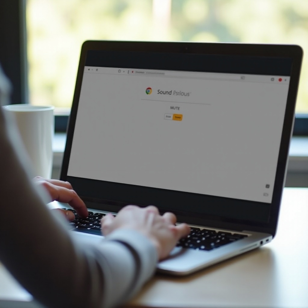 jak vypnout hlas na Chromebooku