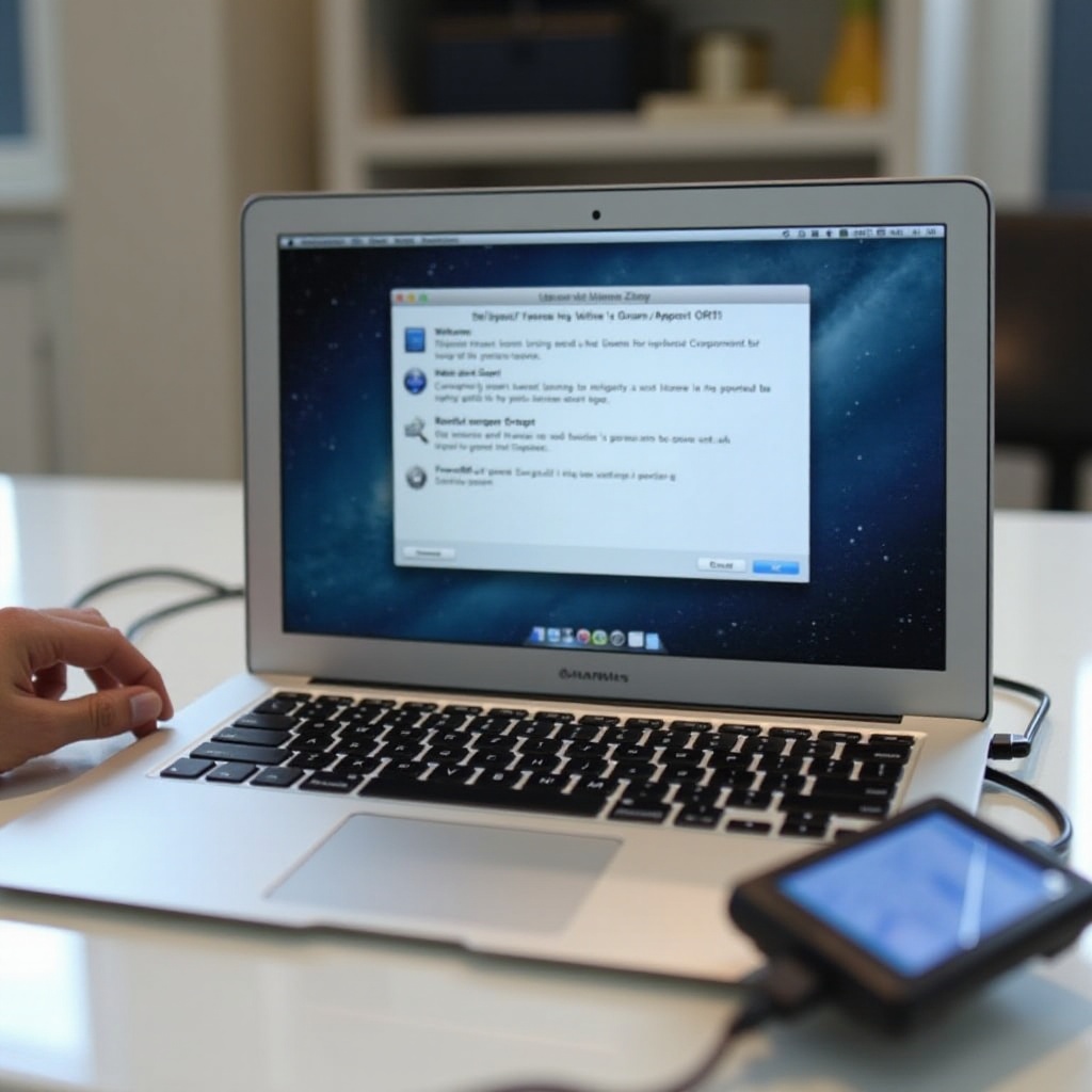 připojení garmin zumo k macbook air m3