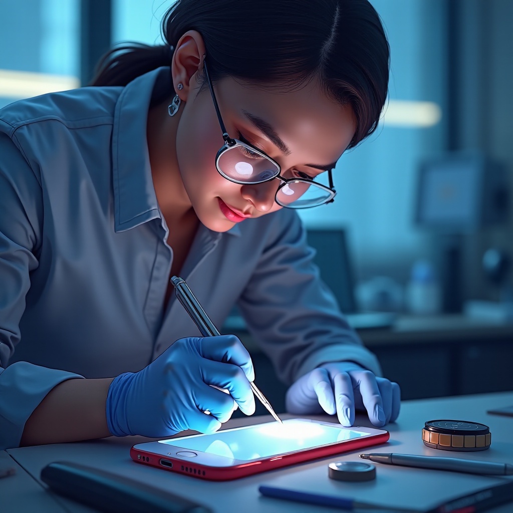 maliwanag na batik sa screen ng iPhone