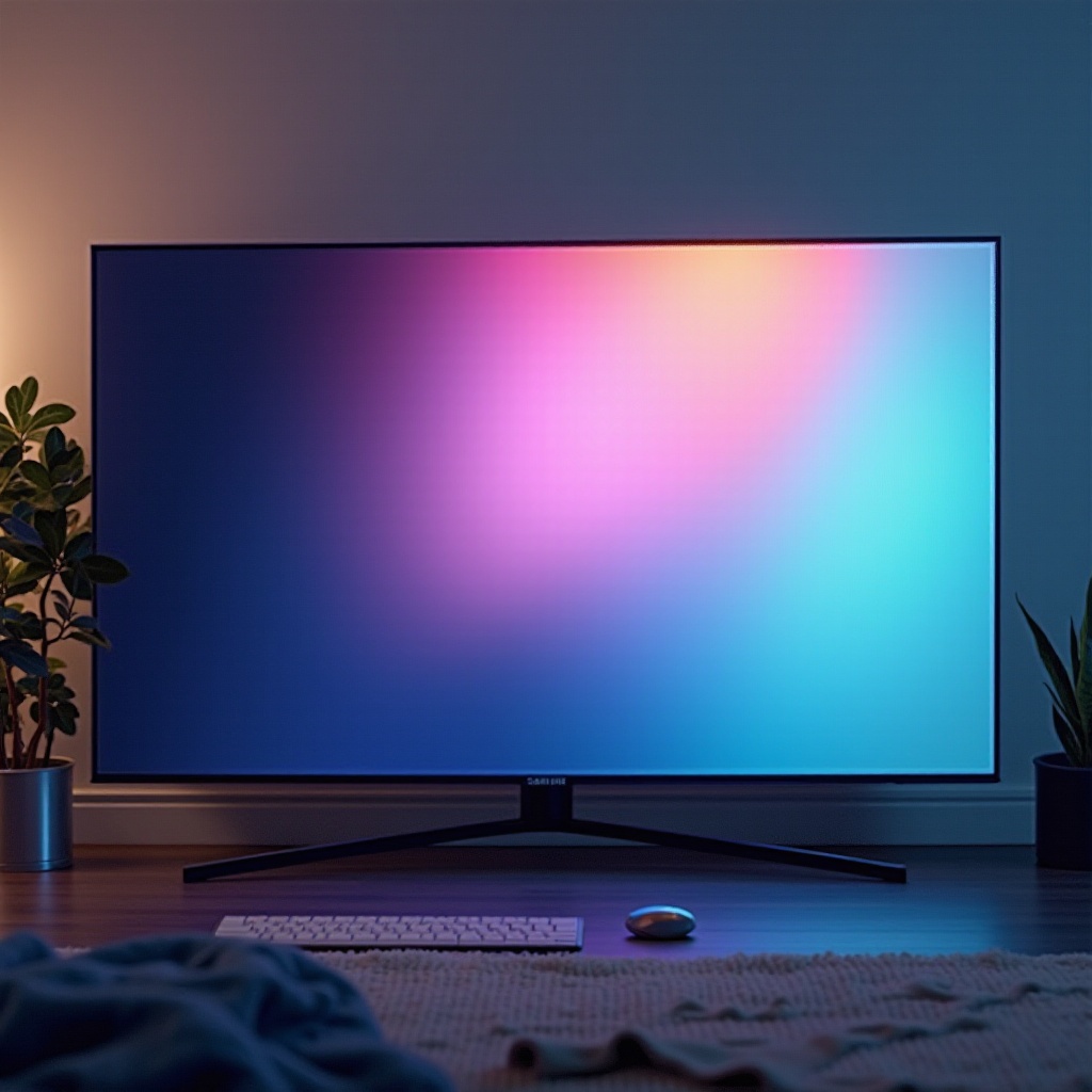 tmavá skvrna na obrazovce televize Samsung