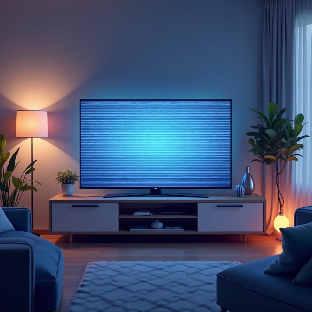 oprava linek na obrazovce televizoru Samsung