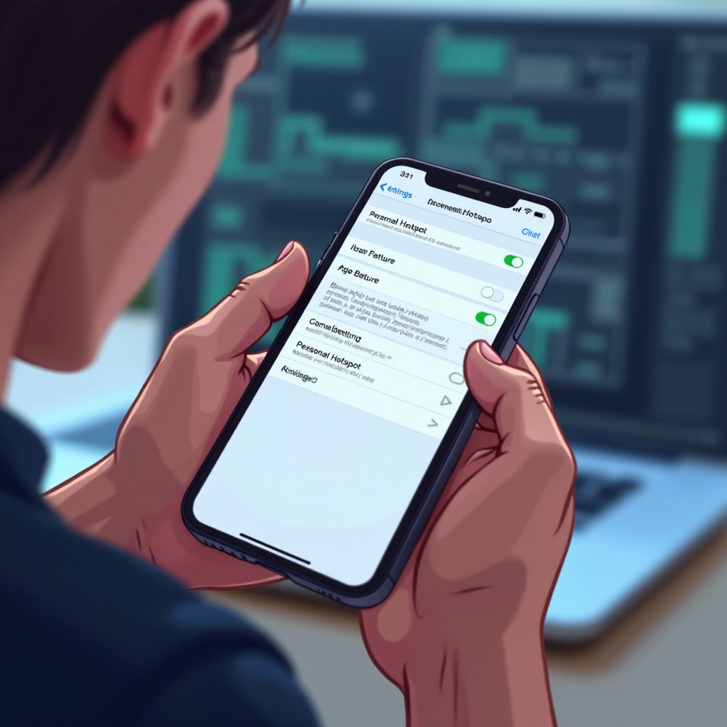 el hotspot personal del iphone desapareció