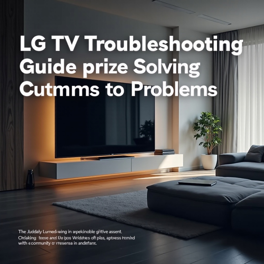 solucionar problemas de tv lg