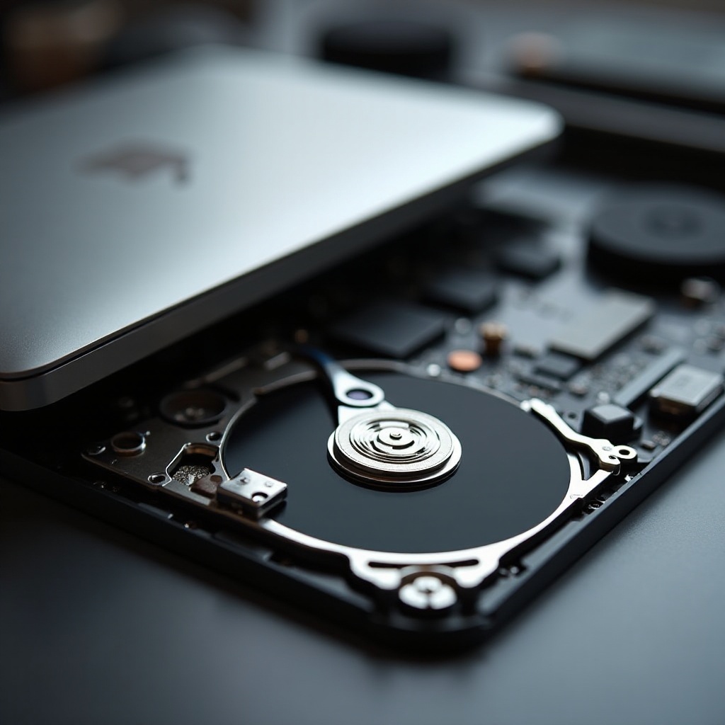 výměna pevného disku na macbooku