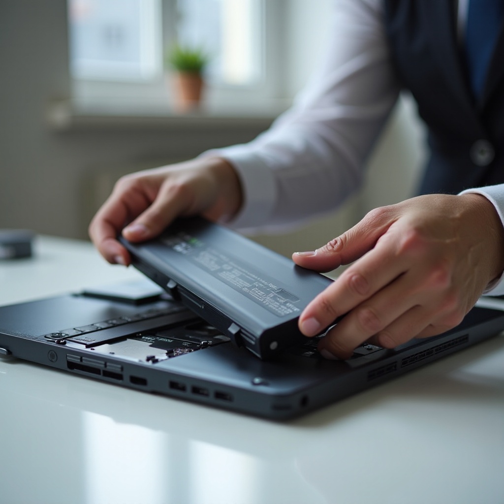 cómo reemplazar la batería de una computadora portátil Dell