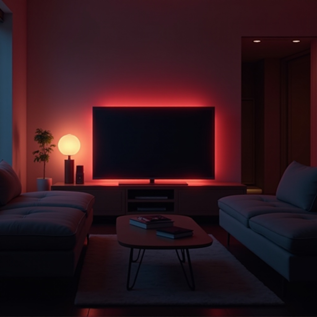 pulang ilaw sa lg tv