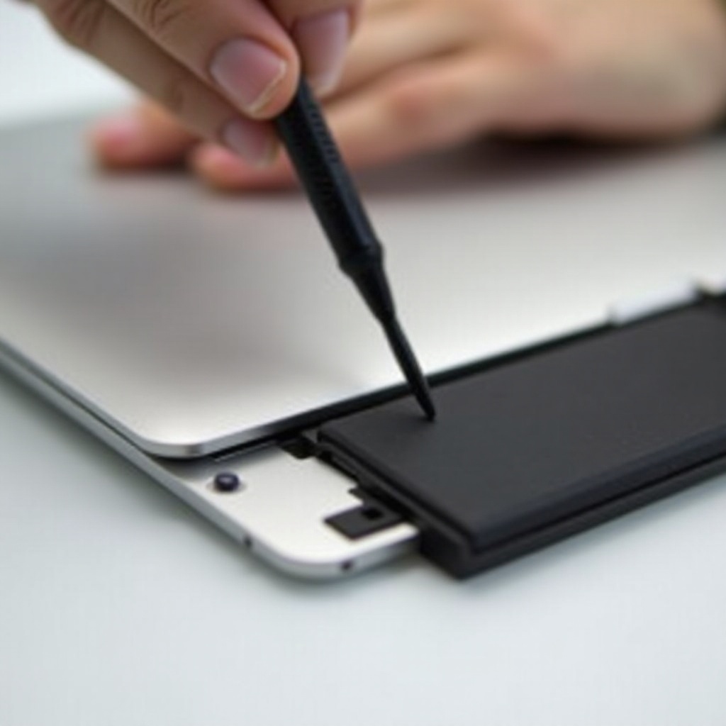 cómo quitar la batería del MacBook Air