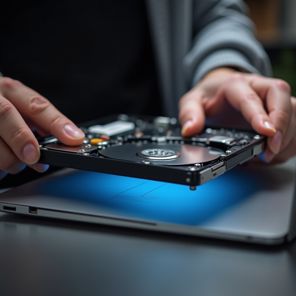 pagpapalit ng hard drive sa isang macbook