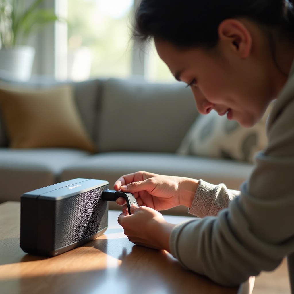 el cargador de bose soundlink mini no funciona